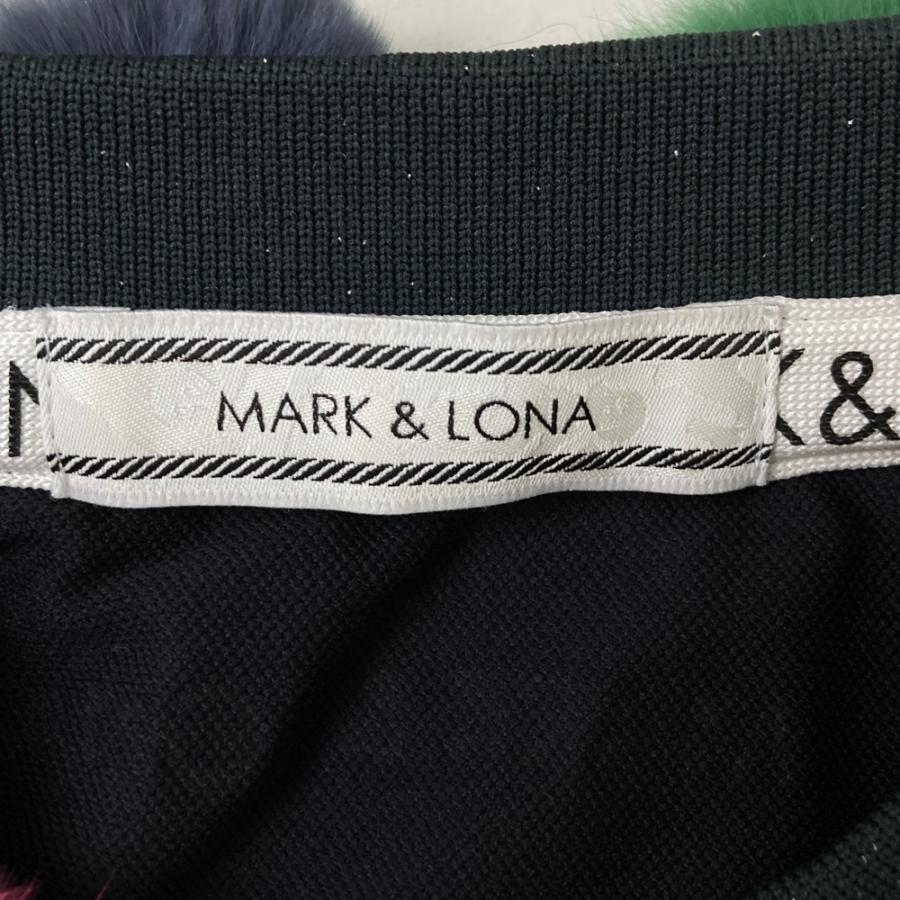 サイズ：36 MARK&amp;LONA マークアンドロナ  長袖ポロシャツ スカル  ネイビー系 [240101491311] ゴルフウェア レディース ストスト MARK&LONA マークアンドロナ 長袖ポロシャツ スカル ネイビー系