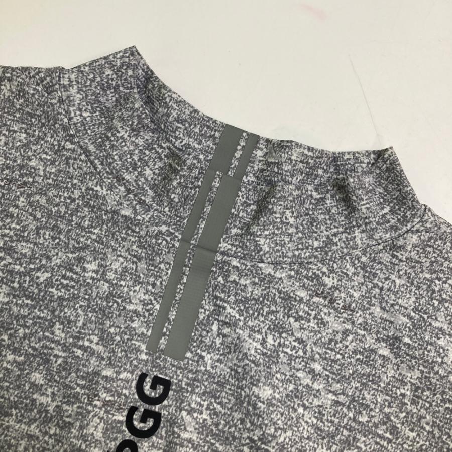 PEARLY GATES パーリーゲイツ ゴルフ 半袖 モックネック シャツ　6 パーリーゲイツ PG パロディロゴモックネック半袖カットソー