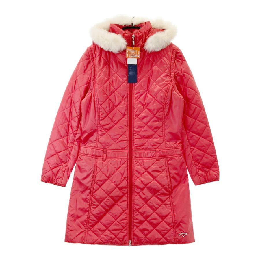 【キャロウェイ】ゴルフ ダウン ワンピース　冬　レディース 新品】CALLAWAY キャロウェイ 2WAY フード付 中綿ジップワンピース