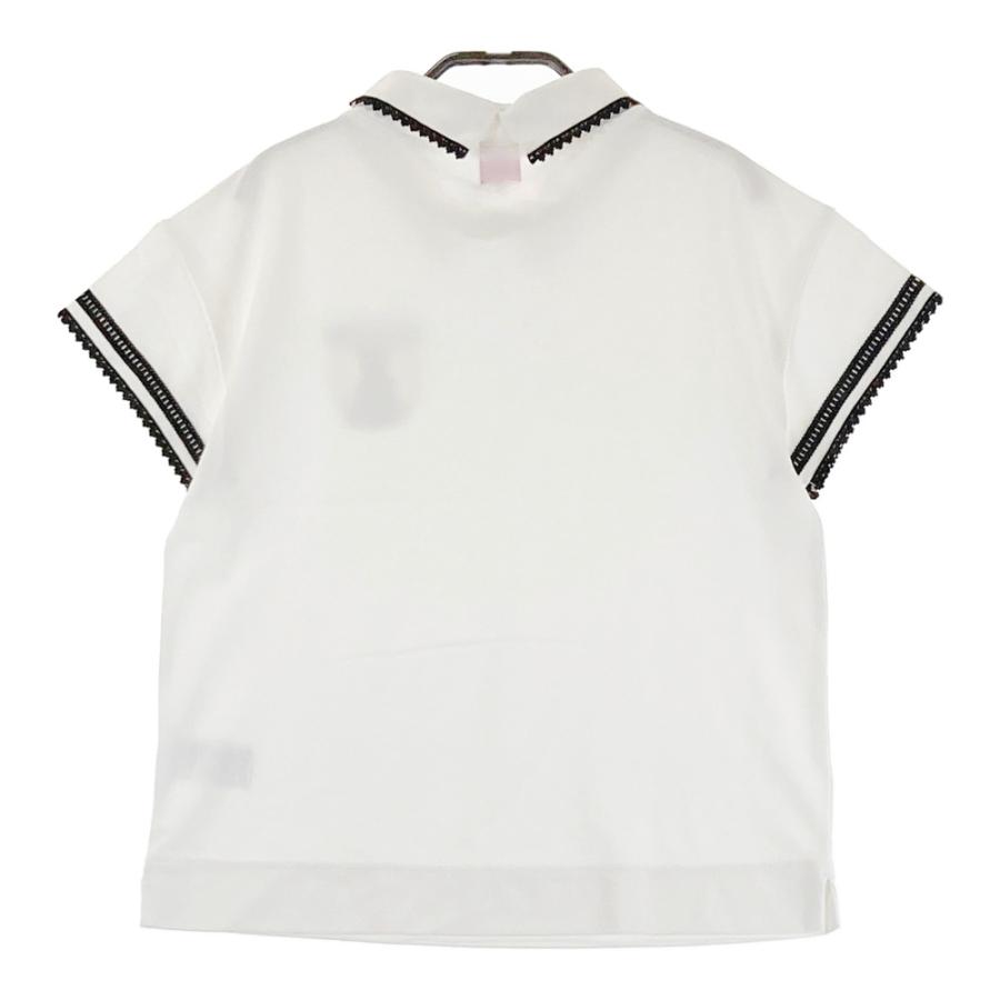 ARCHIVIO アルチビオ 襟付きTシャツ レース ホワイト系 36 ゴルフ