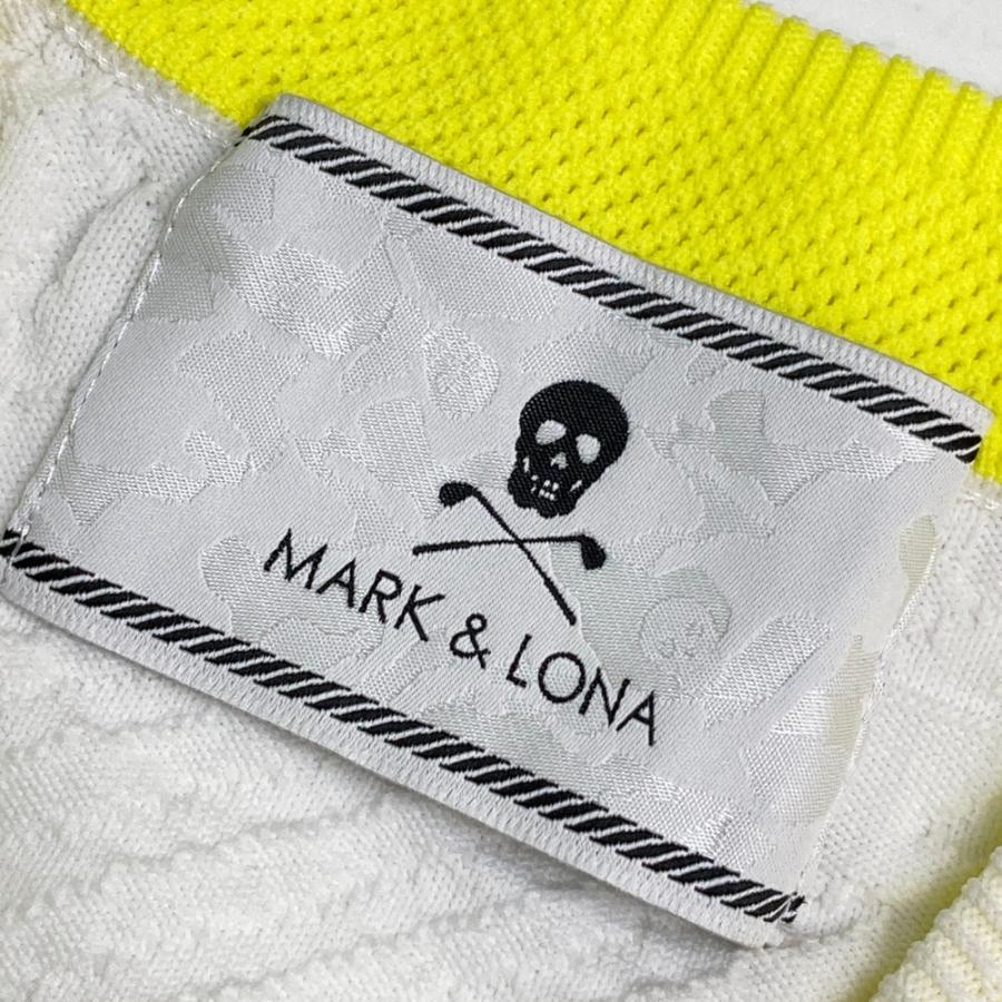 ○★新品未使用　MARK&LONA　マークアンドロナ　カーディガン　48　白 MARK&LONA マークアンドロナ カーディガン ホワイト系 S ゴルフ
