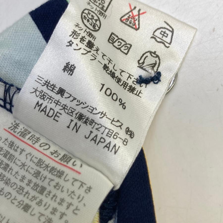 LEONARD SPORT レオナール スポーツ 長袖Tシャツ 総柄 ネイビー系 40