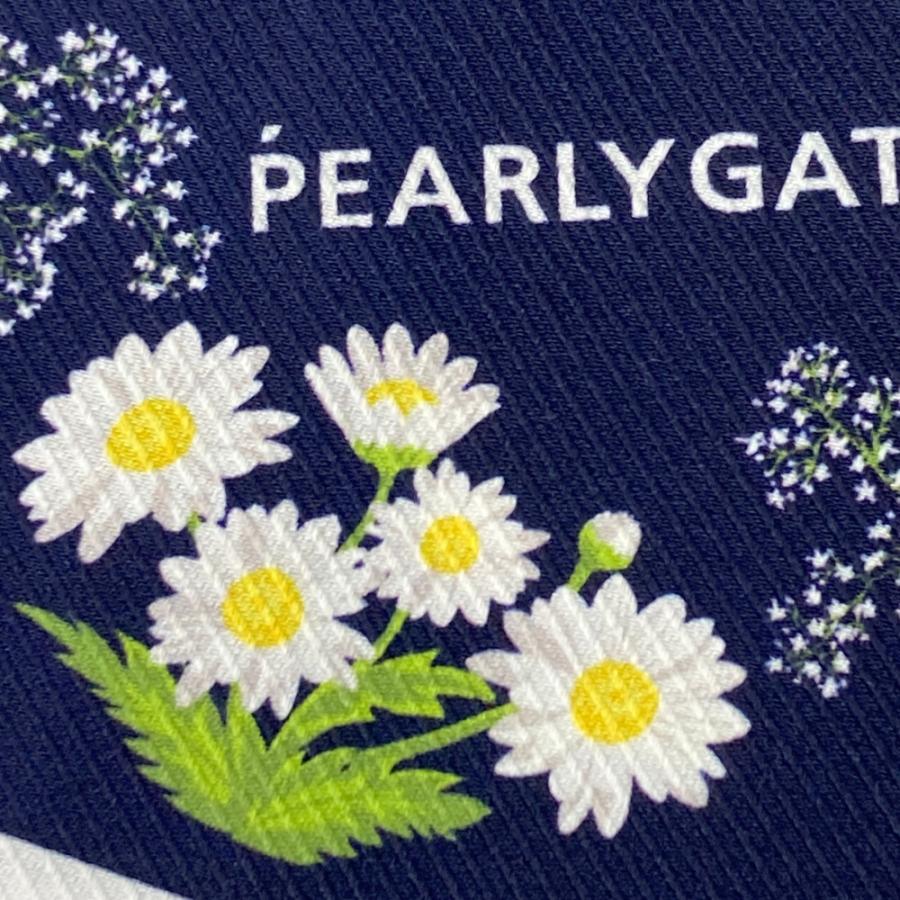 PEARLY GATES パーリーゲイツ 2023年モデル ツイルスカート 花柄 ネイビー系 00 ゴルフウェア レディース_4