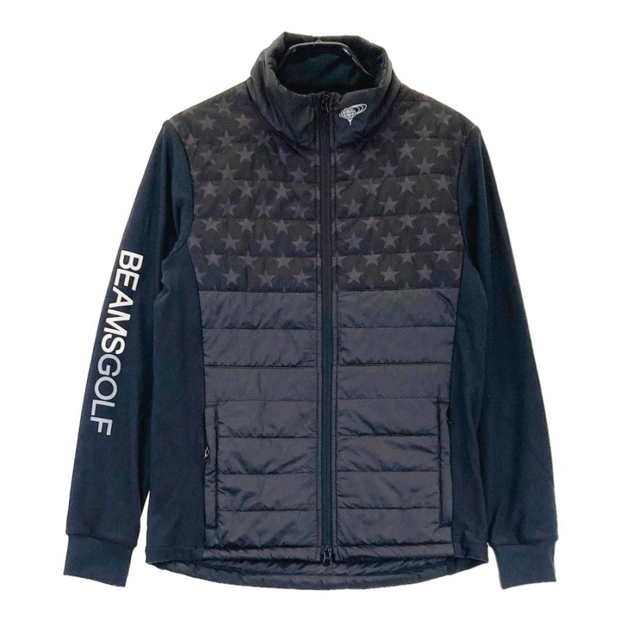 BEAMS GOLF ビームスゴルフ 中綿切替 ジップジャケット 星 総柄