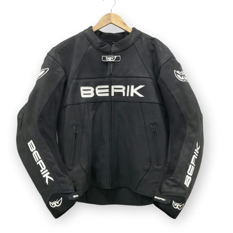 BERIK ベリック レザージャケット ブラック系 LL [240101492168