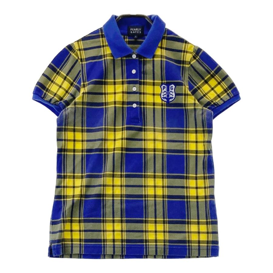 PEARLY GATES パーリーゲイツ 半袖ポロシャツ チェック柄
