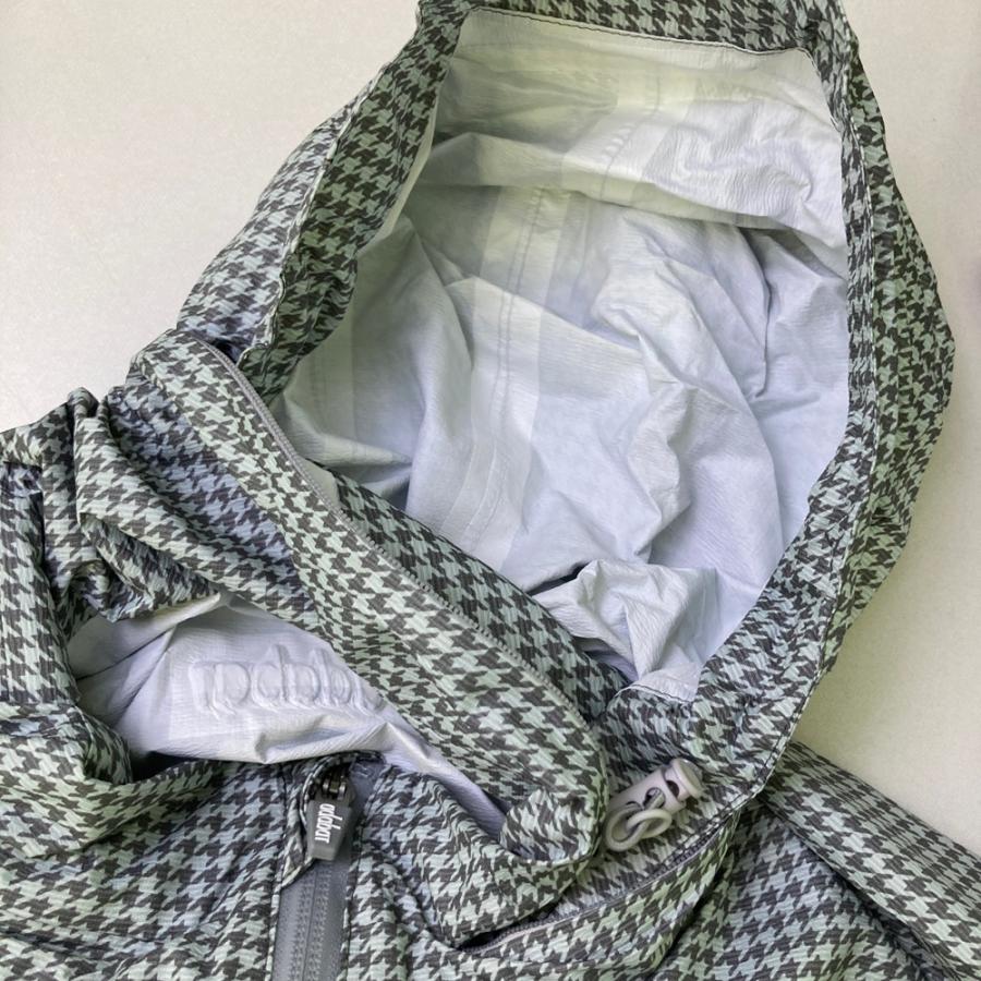 サイズ：46 ADABAT アダバット  レインウェア 2way 上下セットアップ 千鳥柄 ネイビー系 [240101492400] ゴルフウェア メンズ ストスト サイズ：46 ADABAT アダバット レインウェア 2way 上下