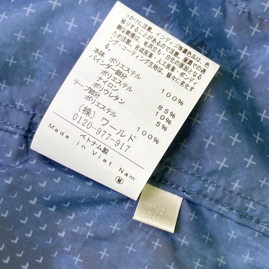 ADABAT アダバット ジップジャケット 総柄 ネイビー系 48 ゴルフウェア