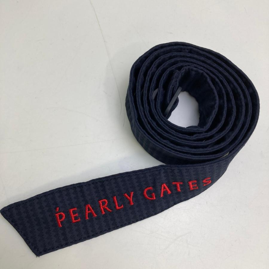 新品】PEARLY GATES パーリーゲイツ ストレッチパンツ 総柄 ネイビー系