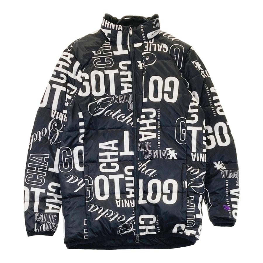 【新品タグ付】GOTCHA GOLF 総柄 中綿 サーモライト ジャケット ガッチャゴルフ GOTCHA GOLF 総柄 中綿 サーモライト ジャケット