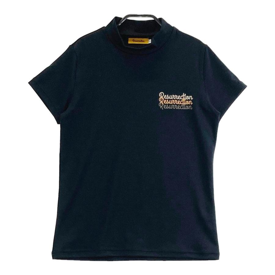 サイズ：S RESURRECTION レザレクション 2023年モデル ハイネック 半袖Tシャツ  ホワイト系 [240101493021] ゴルフウェア レディース ストスト サイズ：S RESURRECTION レザレクション 2023年モデル