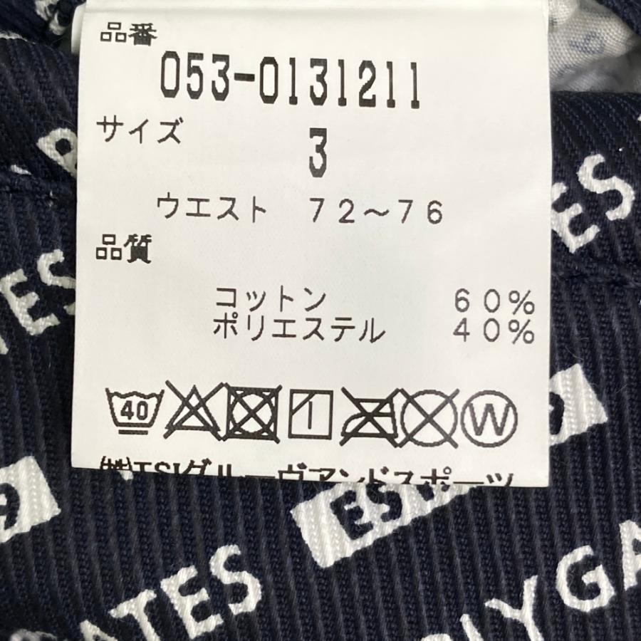 パーリーゲイツ　パンツ　紺　ネイビー　マリンモデル　春夏　S 3 ストレッチ素材 パーリーゲイツ パンツ 紺 ネイビー マリンモデル 春夏 S 3