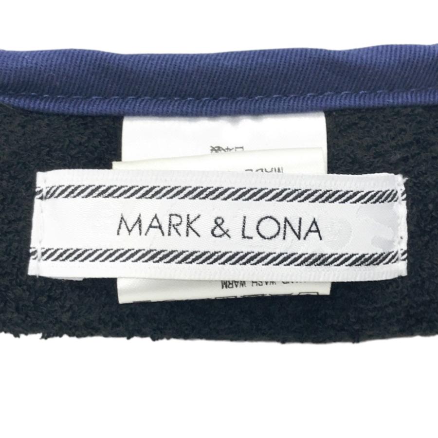 【新品】マークアンドロナ　MARK&LONA サンバイザー　ネイビー MARK&LONA マークアンドロナ サンバイザー ネイビー系 FREE