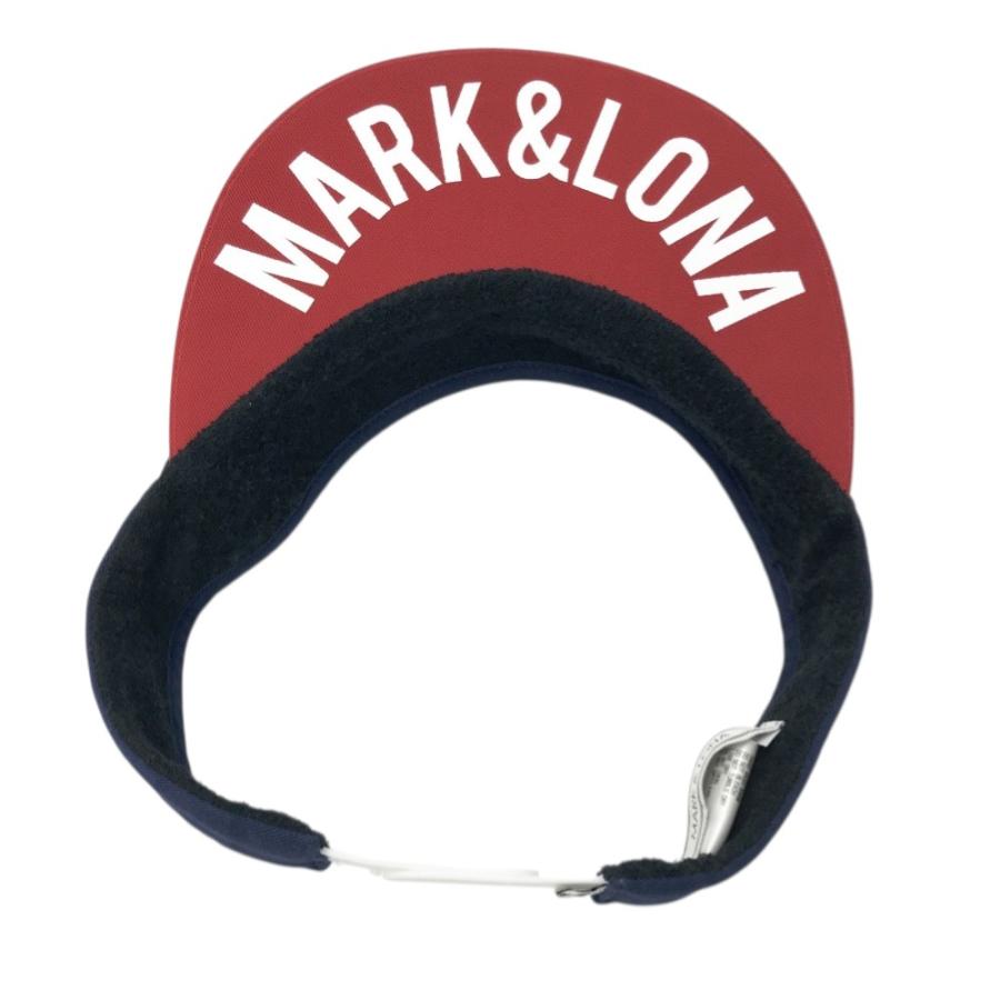 MARK&LONA マークアンドロナ サンバイザー ネイビー系 FREE