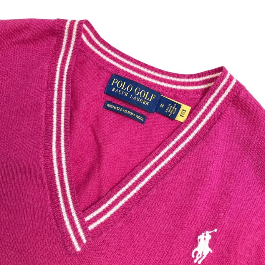 POLO GOLF POLOGOLF ラルフローレン ポロゴルフ Vネック 長袖ニット