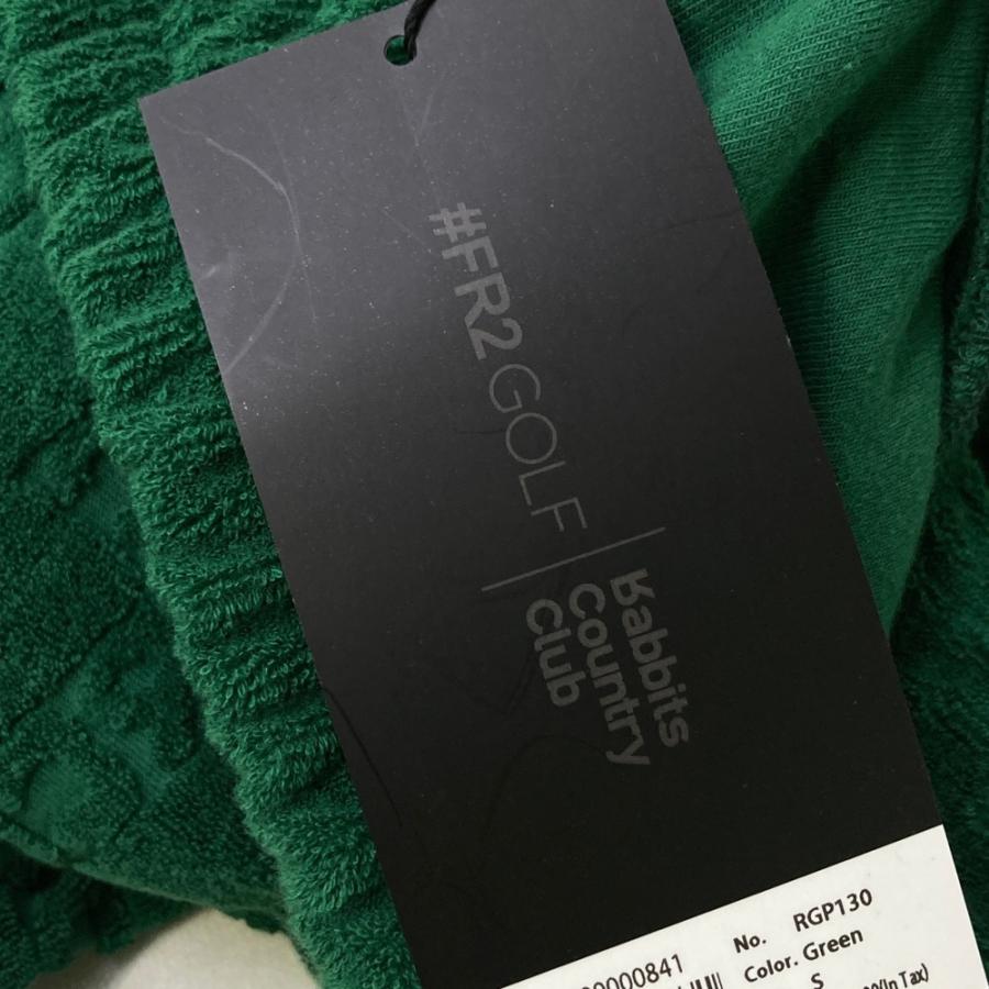 サイズ：S FR2 GOLF エフアールツーゴルフ  パイル地 ショートパンツ 総柄 グリーン系 [240101494042] ゴルフウェア レディース ストスト 新品】FR2 GOLF エフアールツーゴルフ パイル地 ショートパンツ