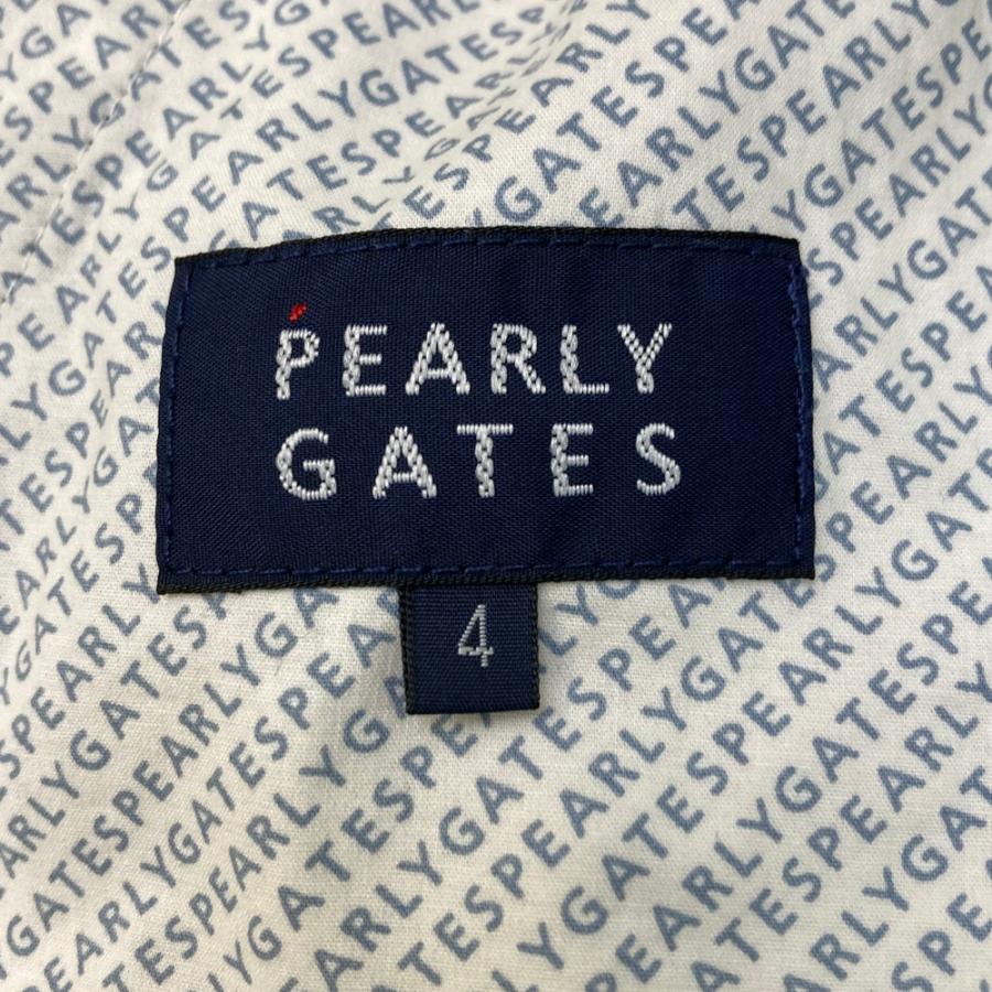 サイズ：4 PEARLY GATES パーリーゲイツ 2024年モデル シアサッカー ハーフパンツ 総柄 ブラック系 [240101494310] ゴルフウェア メンズ ストスト PEARLY GATES パーリーゲイツ 2024年モデル シアサッカー ハーフ