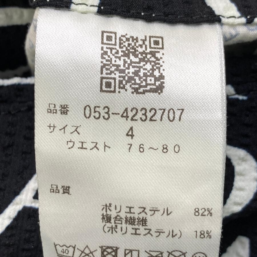 サイズ：4 PEARLY GATES パーリーゲイツ 2024年モデル シアサッカー ハーフパンツ 総柄 ブラック系 [240101494310] ゴルフウェア メンズ ストスト PEARLY GATES パーリーゲイツ 2024年モデル シアサッカー ハーフ