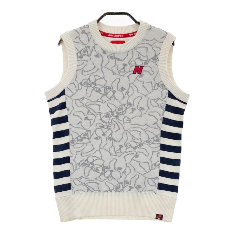 NEW BALANCE GOLF ニューバランス ニットベスト ウール混 ボストン