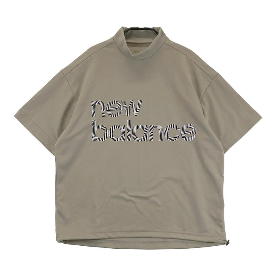 サイズ：1 NEW BALANCE GOLF ニューバランス 2023年モデル ハイネック 半袖Tシャツ  ブラウン系 [240101494585] ゴルフウェア レディース ストスト NEW BALANCE GOLF ニューバランス 2023年モデル ハイネック 半袖