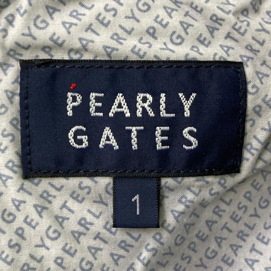 PEARLY GATES パーリーゲイツ 2023年 ストレッチスカート ロゴストライプ 総柄 ネイビー系 1 ゴルフウェア レディースの画像