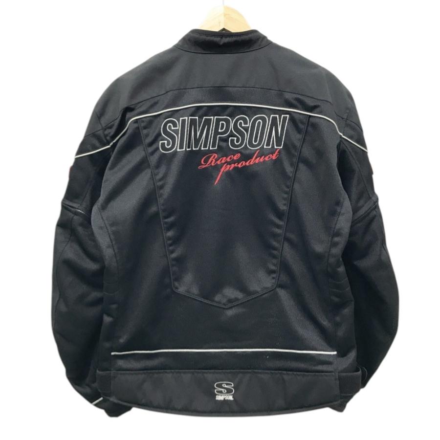 SIMPSO バイクジャケット 黒 SIMPSON シンプソン ライディング