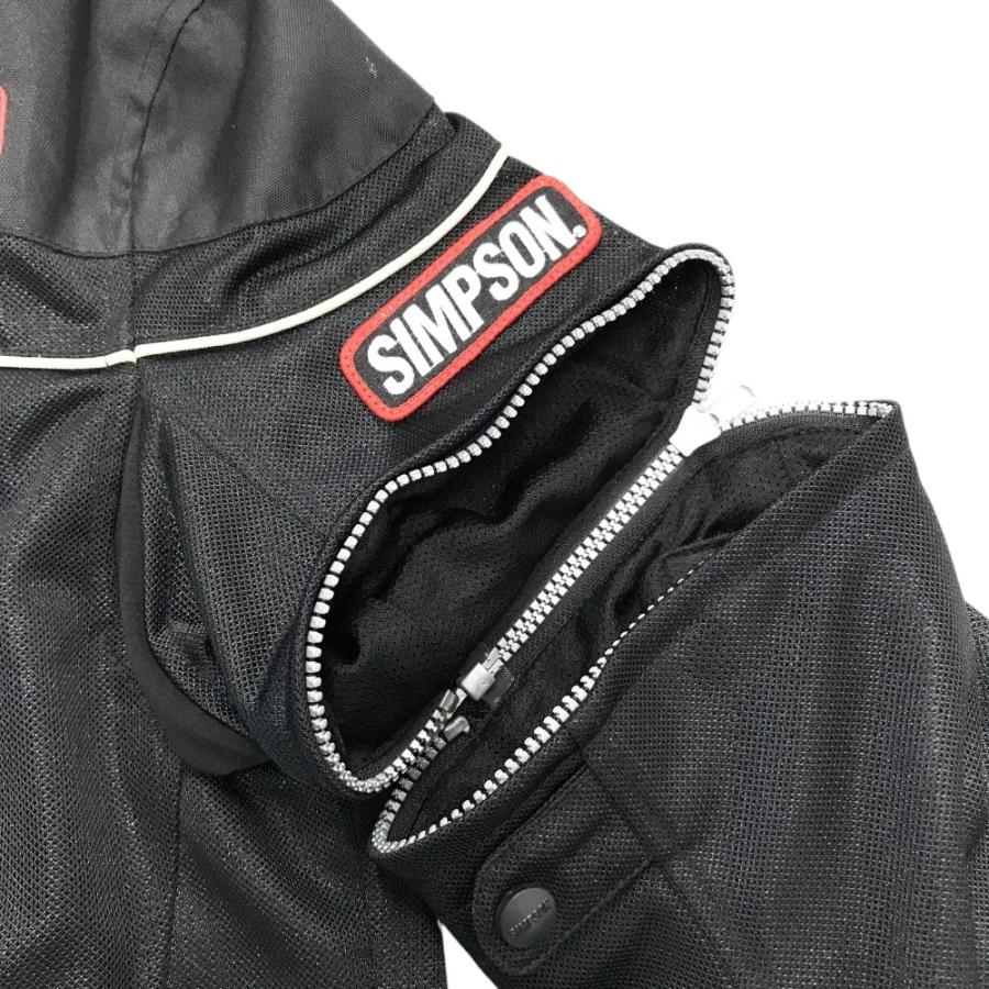 SIMPSON（シンプソン） ライディングジャケット ブラック系 LL バイク