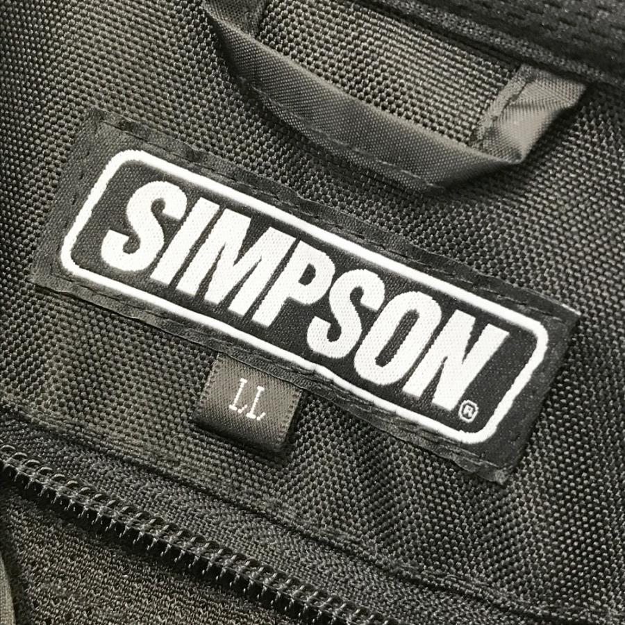 SIMPSON（シンプソン） ライディングジャケット ブラック系 LL バイク