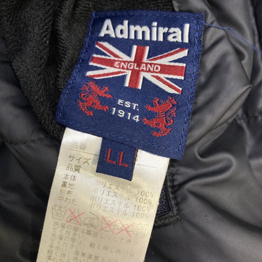 ADMIRAL アドミラル リバーシブル 中綿ベスト ブラック系 LL ゴルフ