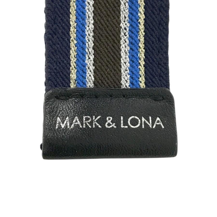 MARK&LONA（マークアンドロナ） マーカー付リングベルト ネイビー系