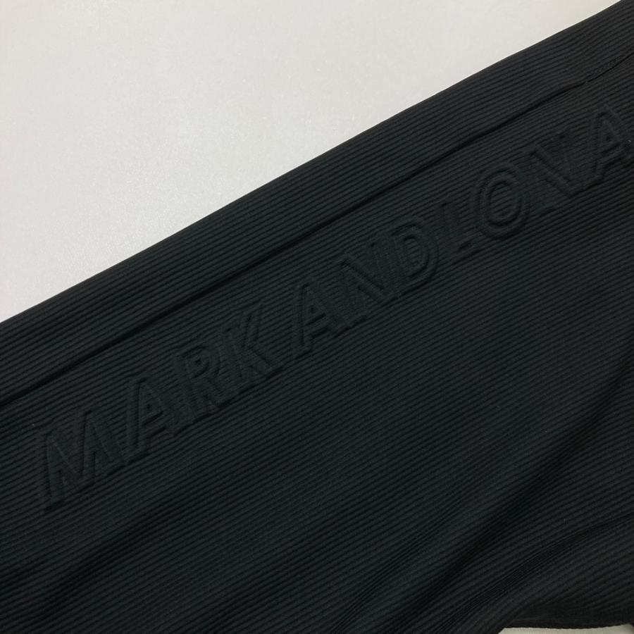 マークアンドロナメンズロングパンツ黒　サイズ48 MARK&LONA マークアンドロナ ロングパンツ ブラック系 48 ゴルフウェア