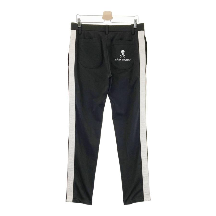 新品　マークアンドロナ　MARK&LONA　ストレッチ　パンツ 48　ブラック MARK&LONA マークアンドロナ : ストレッチパンツ ブラック系 48