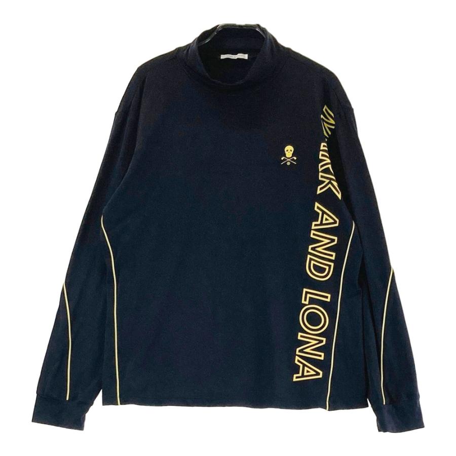 MARK&LONA マークアンドロナ ハイネック長袖Tシャツ ブラック系