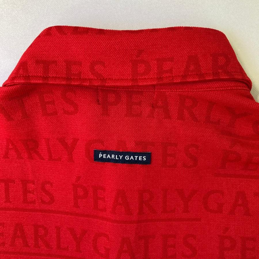 PEARLY GATES パーリーゲイツ 2022年 半袖ポロシャツ ロゴ総柄