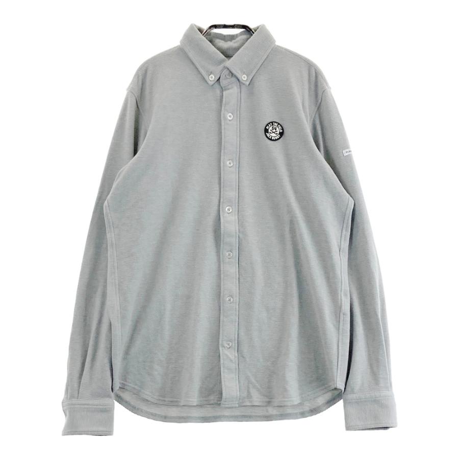 JACK BUNNY 長袖ラウンドウィンドブレーカー グレー　Mサイズ JACK BUNNY ジャックバニー 長袖シャツ ボタンダウン グレー系 4
