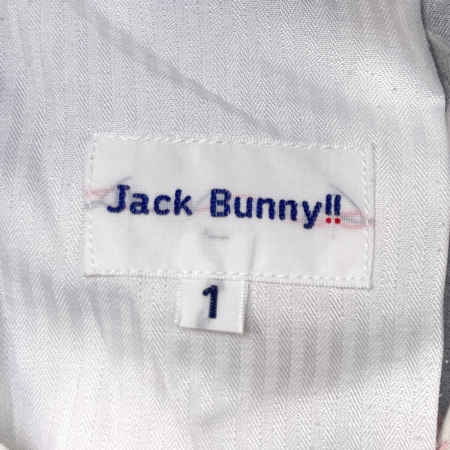 JACK BUNNY ジャックバニー ストレッチパンツ 総柄 ネイビー系 1