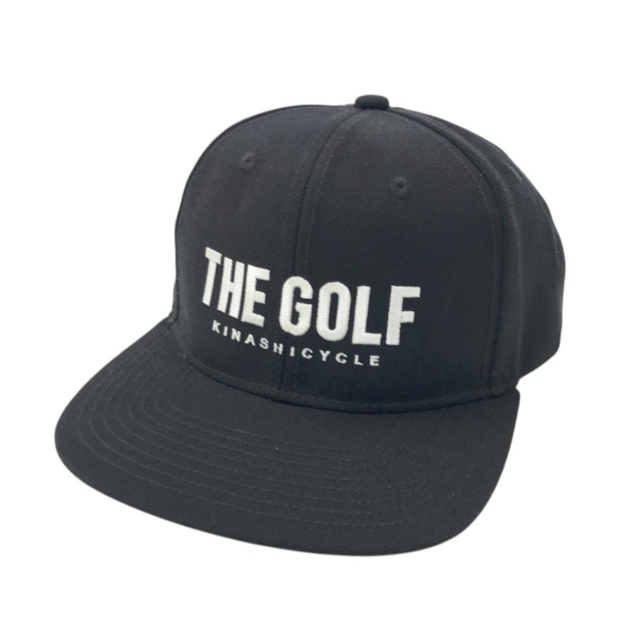 KINASHI CYCLE GOLF ブラックキャップ KINASHI CYCLE GOLF パンチングメッシュキャップ（THE GOLF