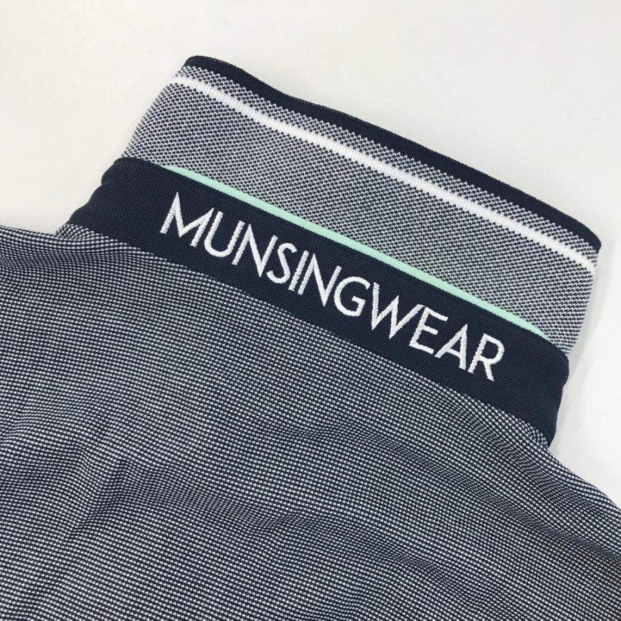 Munsingwear（マンシングウェア） SG1338 長袖ポロシャツ ネイビー系