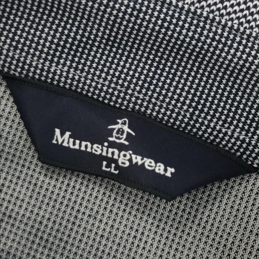 Munsingwear（マンシングウェア） SG1338 長袖ポロシャツ ネイビー系