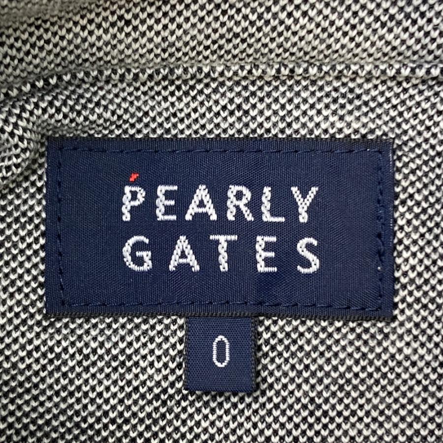 PEARLY GATES パーリーゲイツ 長袖ポロシャツ グレー系 0 ゴルフ