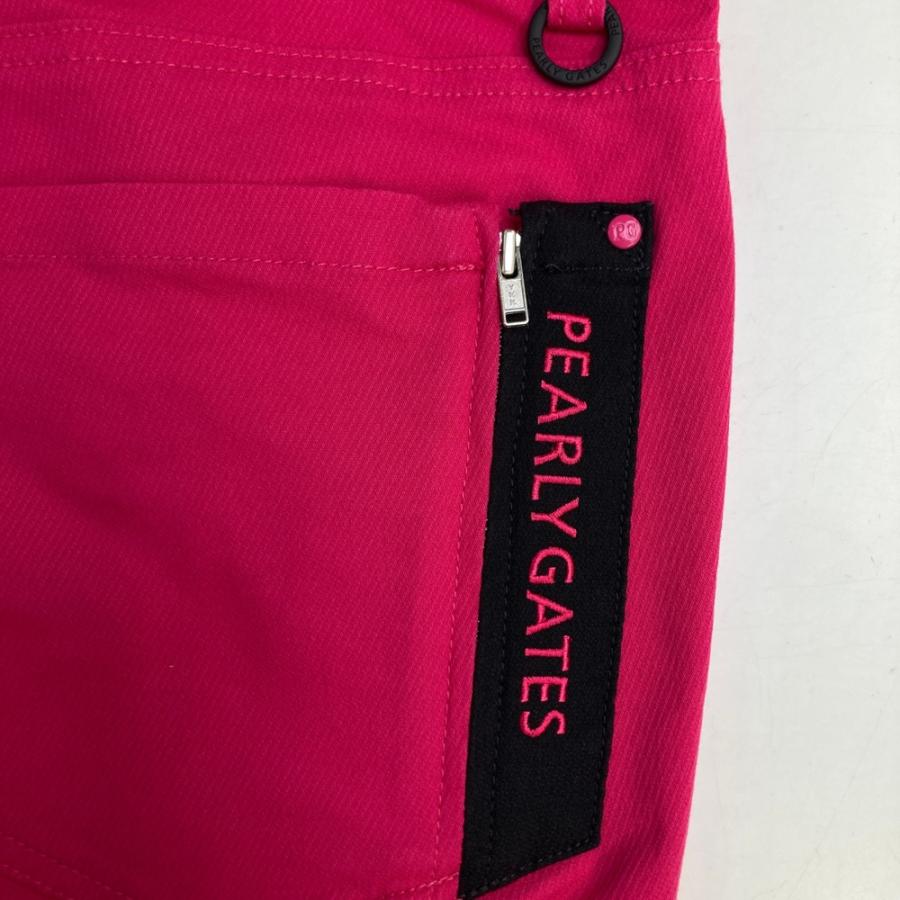 サイズ：4 PEARLY GATES パーリーゲイツ 2023年 ストレッチパンツ  ピンク系 [240101496450] ゴルフウェア メンズ ストスト PEARLY GATES パーリーゲイツ 2023年 ストレッチパンツ ピンク系