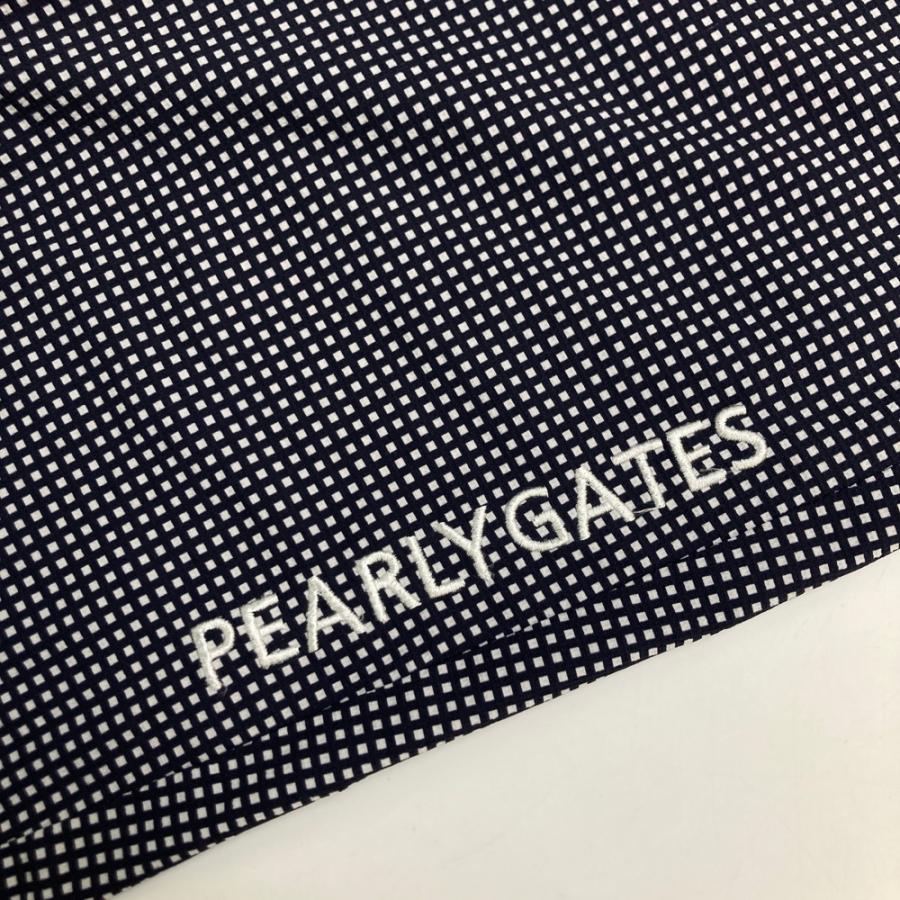 PEARLY GATES パーリーゲイツ  イージーパンツ 格子チェック柄 ネイビー系 2 ゴルフウェア レディースの画像