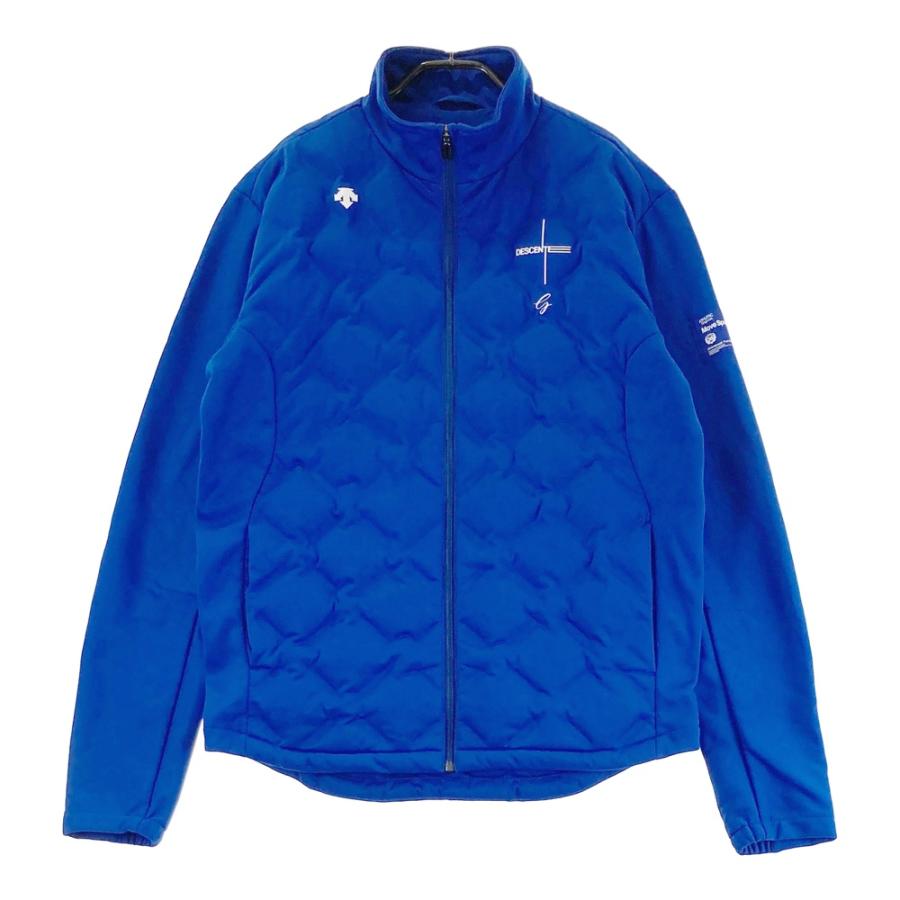 DESCENTE GOLF デサントゴルフ 裏起毛切替ダウンジャケット ブルー系 O