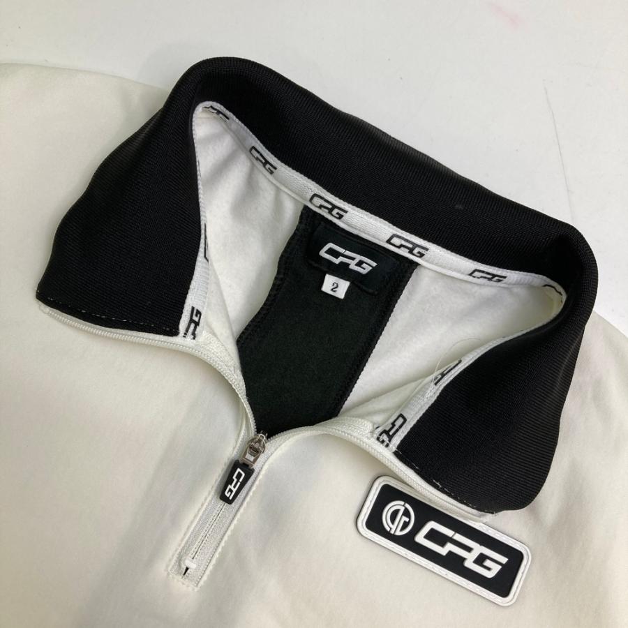 CPG GOLF シーピージーゴルフ ハーフジップ 長袖Tシャツ 裏起毛
