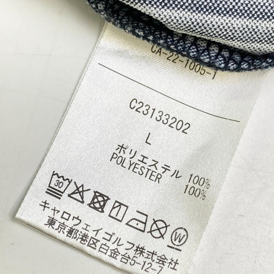 Callaway（キャロウェイ） 2023年モデル 七分袖シャツ ストライプ柄