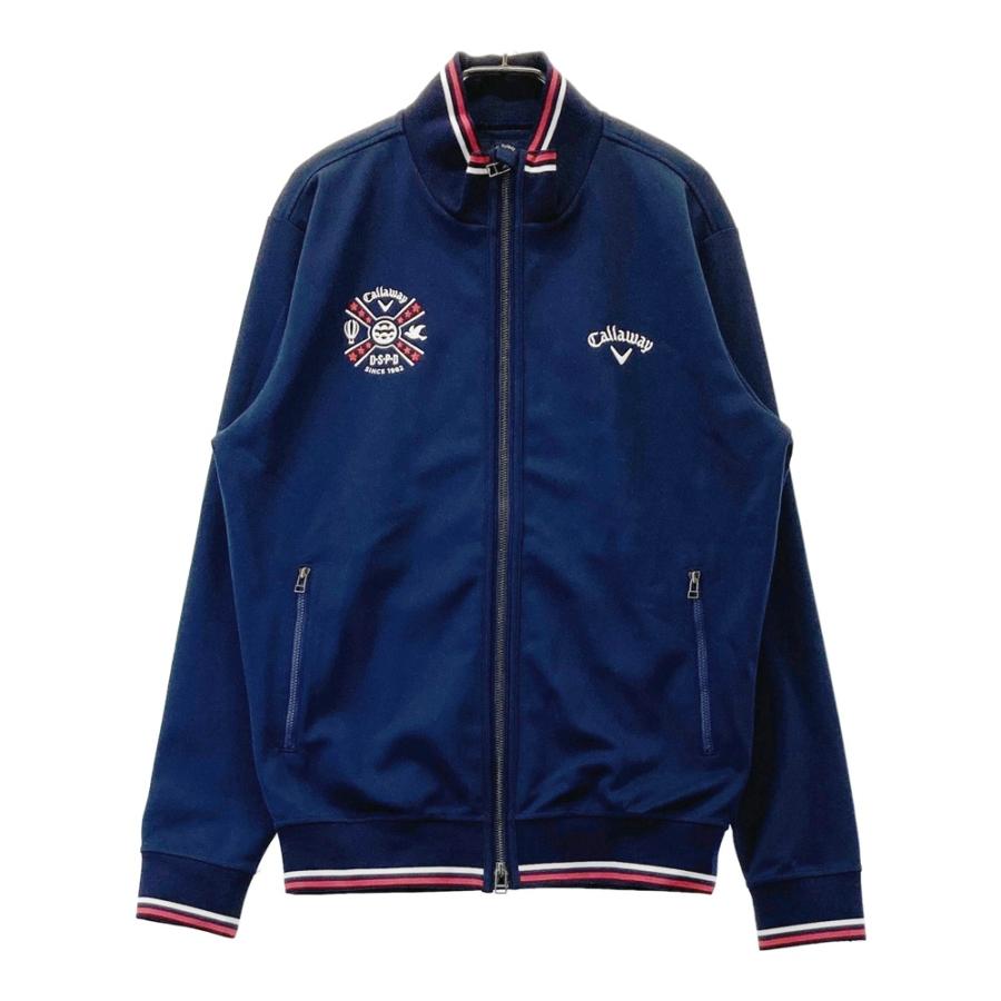 Callaway ゴルフ　メンズジャンパー　ネイビー LL 非売品 CALLAWAY キャロウェイ ジップジャケット ネイビー系 L ゴルフウェア