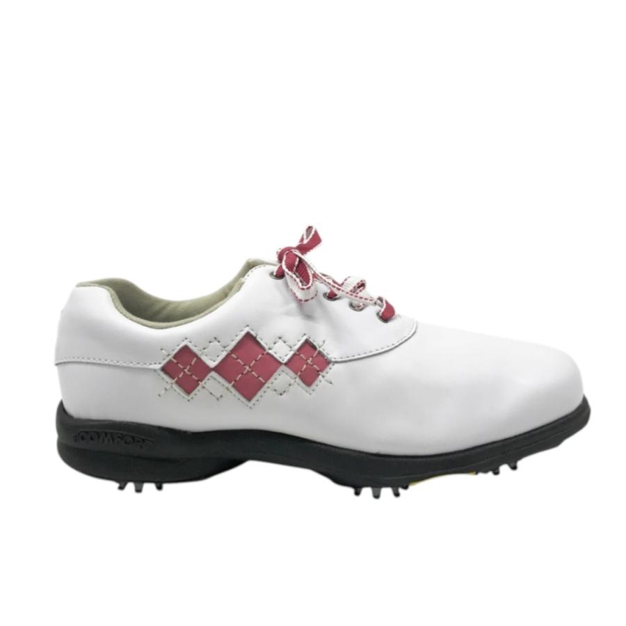 23.5 e comfort ゴルフシューズ フットジョイ ホワイトピンク