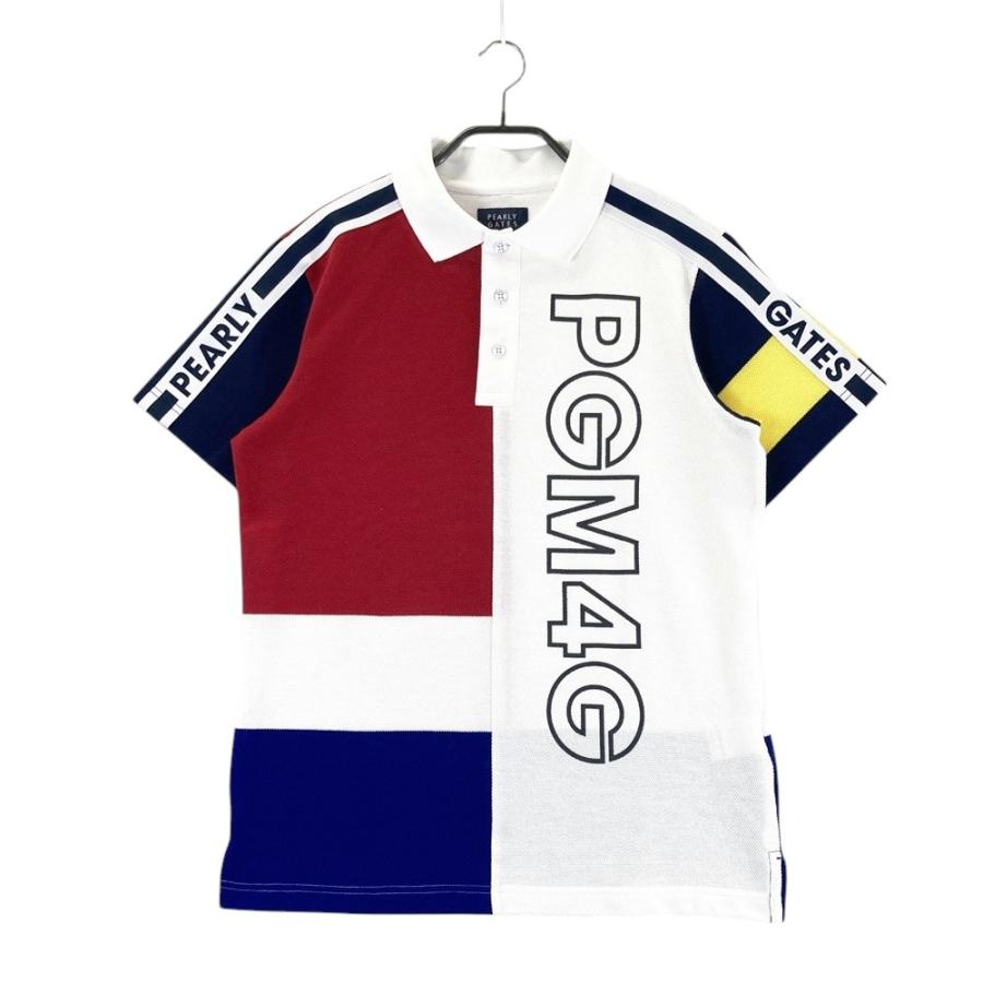 【未使用】パーリーゲイツ　ポロシャツ　白サイズ4（L〜LL） PEARLY GATES パーリーゲイツ 半袖ポロシャツ ホワイト系 4