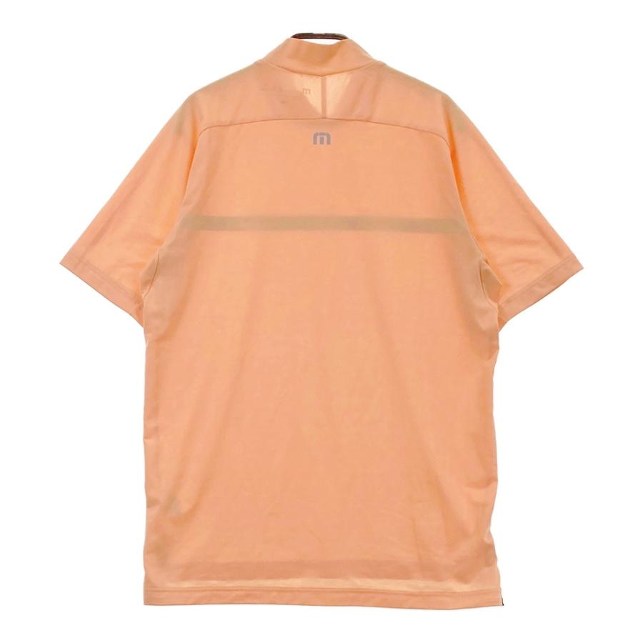 新品 トラヴィスマシュー 半袖モックネック ノルディック オレンジ Mサイズ TRAVIS MATHEW トラビスマシュー ハイネック 半袖Tシャツ