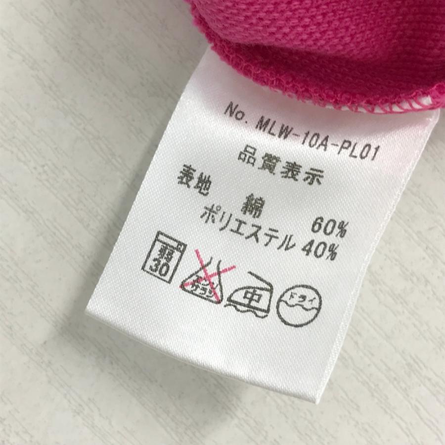 MARK&LONA マークアンドロナ 半袖ポロシャツ ピンク系 M ゴルフウェア
